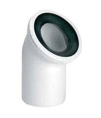 WC ühendus 45gr, 90-110mm, L-220mm hind ja info | WC-poti tarvikud | kaup24.ee