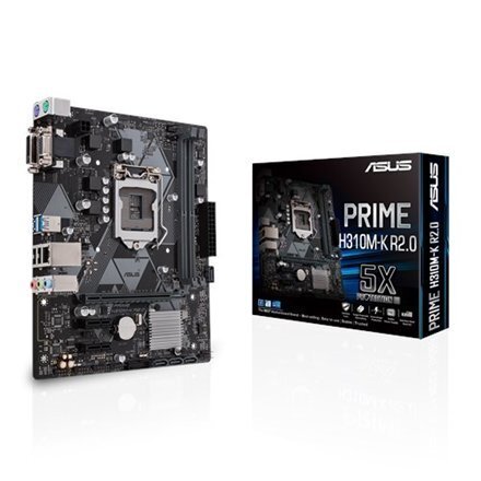 ASUS Prime H310M-K R2.0 Intel H310 Micro ATX DDR4 Motherboard (LGA1151, USB 3.1) 90MB0Z30-M0EAY0 цена и информация | Emaplaadid | kaup24.ee