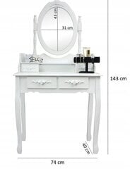 Косметический стол Fluxar FST013 цена и информация | Туалетные столики | kaup24.ee