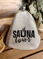 Linane saunamüts Classik tikandiga Sauna lover цена и информация | Sauna aksessuaarid | kaup24.ee