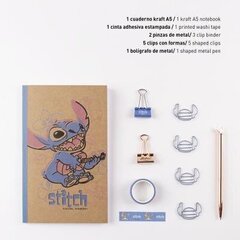 Kirjatarvete komplekt Disney Stitch Cerda, 25x22x2,5 cm hind ja info | Kirjatarbed | kaup24.ee
