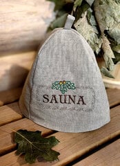 Linane saunamüts Classik tikandiga Sauna hind ja info | Sauna aksessuaarid | kaup24.ee