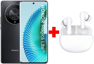 Honor Magic6 Lite 5G 8/256GB Midnight Black + Honor Choice Earbuds X5 White цена и информация | Мобильные телефоны | kaup24.ee