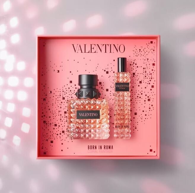 Komplekt Valentino Born in Roma Donna Coral Fantasy naistele: Eau de Parfum EDP, 50 ml + Eau de Parfum EDP, 15 ml цена и информация | Naiste parfüümid | kaup24.ee