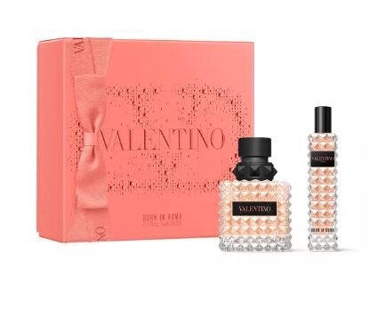 Komplekt Valentino Born in Roma Donna Coral Fantasy naistele: Eau de Parfum EDP, 50 ml + Eau de Parfum EDP, 15 ml цена и информация | Naiste parfüümid | kaup24.ee