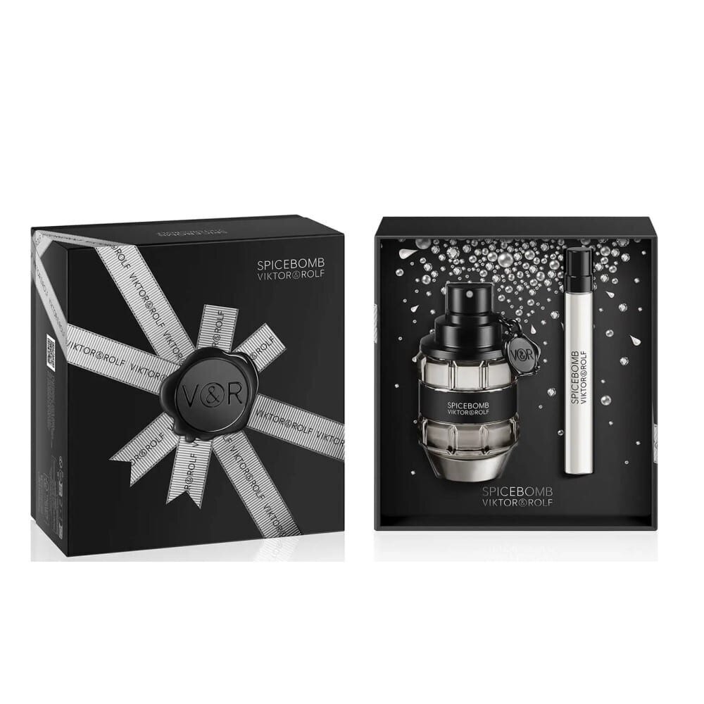 Komplekt Viktor & Rolf Spicebomb meestele: tualettvesi EDT, 50 ml + tualettvesi EDT, 10 ml hind ja info | Meeste parfüümid | kaup24.ee