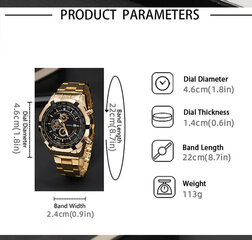 Мужские часы - Geneva 21. цена и информация | Мужские часы | kaup24.ee