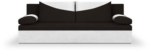 Товар с повреждением. Трехместный диван Bellezza Polo, коричневый/белый цена и информация | Товары с повреждениями | kaup24.ee