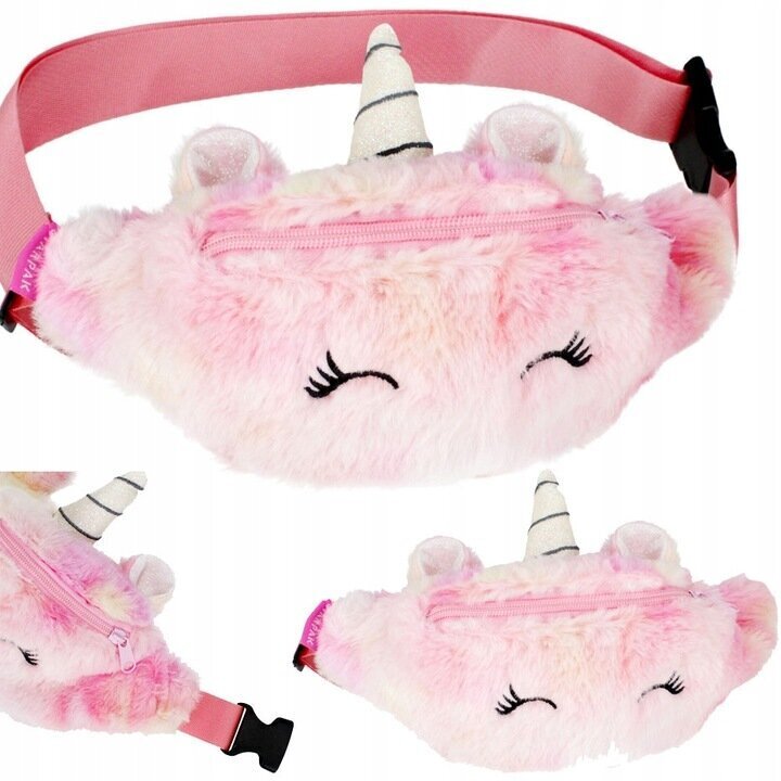 Vöökott Starpak Plush Pink Unicorn 485116, 19x27 cm hind ja info | Laste aksessuaarid | kaup24.ee