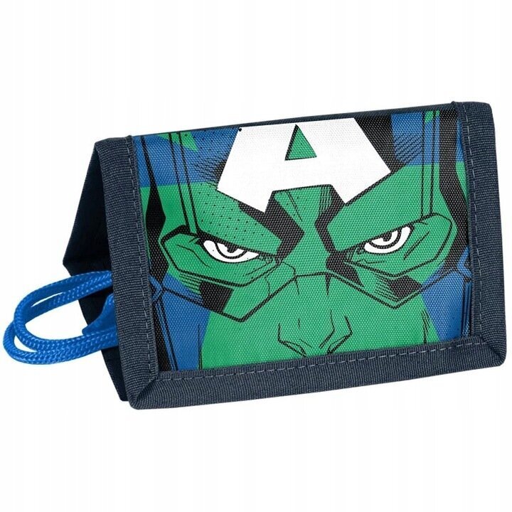 Laste rahakott Paso Avengers Cpt America AV22CN-002, 26x8,5 cm hind ja info | Laste aksessuaarid | kaup24.ee