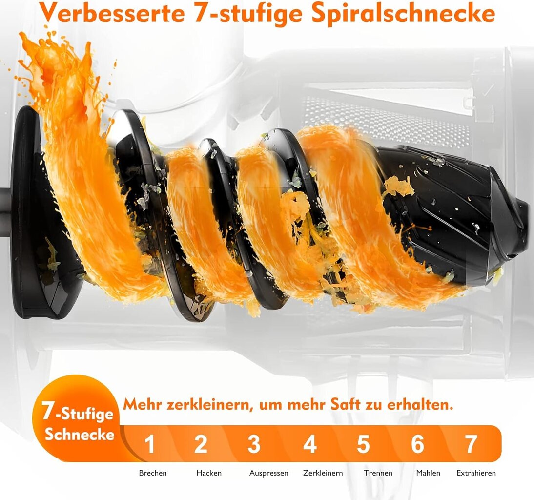 Köögi- ja puuviljamahlapress AMZCHEF zm1501 hind ja info | Mahlapressid | kaup24.ee