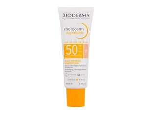 Защита от солнца Bioderma Photoderm Aquafluide SPF-50+, Claire Light, 40 мл цена и информация | Кремы от загара | kaup24.ee