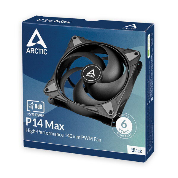 Arctic P14 Max Black (ACFAN00287A) цена и информация | Arvuti ventilaatorid | kaup24.ee