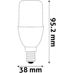 LED lamp Avide 7W T37 E14 6400K hind ja info | Lambipirnid, lambid | kaup24.ee