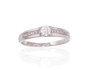 Кullast sõrmus briljandiga Diamond Sky "Solitaire IX", proov 585 DS01G697 hind ja info | Sõrmused | kaup24.ee