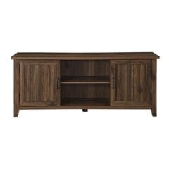 TV alus/kummut Walker Edison Grooved Door Dark Walnut hind ja info | TV alused | kaup24.ee