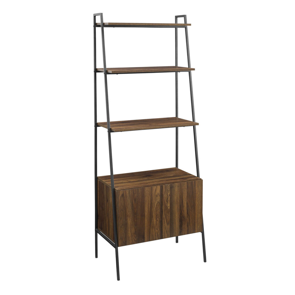 Raamaturiiul Walker Edison Industrial Dark Walnut hind ja info | Riiulid | kaup24.ee