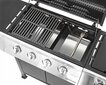 Gaasigrill Lehmann Ohio, 128x50 cm, must hind ja info | Grillid | kaup24.ee