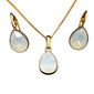 Komplekt "Crystal Drop (White Opal)" koos Swarovski™ kristallidega цена и информация | Ehete komplektid | kaup24.ee