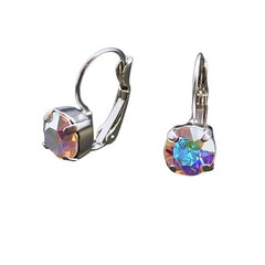 Naiste kõrvarõngad Diamond Sky „Glory (Aurora Borealis)“ koos Swarovski kristallidega hind ja info | Kõrvarõngad | kaup24.ee