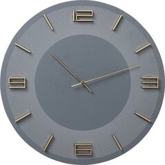 Часы настенные Leonardo Grey/Gold цена и информация | Часы | kaup24.ee