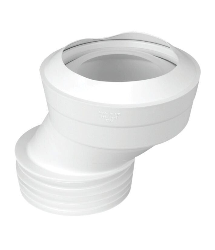 WC ühendus painduv nihkega 40mm, 90-100mm цена и информация | WC-poti tarvikud | kaup24.ee