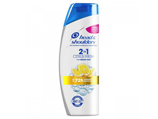 Kõõmavastane šampoon ja palsam 2in1 Citrus Fresh, 360ml цена и информация | Head & Shoulders Духи, косметика | kaup24.ee