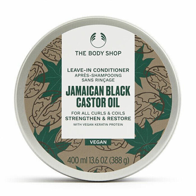 Sissejäetav palsam lokkis ja lainelistele juustele Jamaica Black Castor Oil (sissejäetav palsam) 400 ml hind ja info | Juuksepalsamid | kaup24.ee
