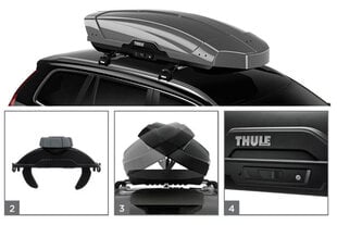 Багажный бокс на крышу Thule Motion XT L, серый цена и информация | Багажники на крышу | kaup24.ee