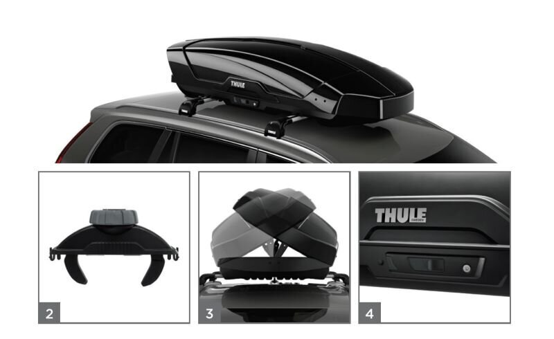 Katuseboks Thule Motion XT M, hall hind ja info | Katuseboksid | kaup24.ee