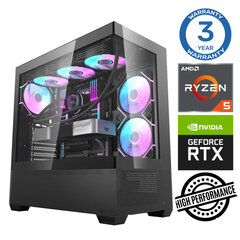 Intop Ryzen 5 7500F 64GB DDR5 1TB SSD M.2 NVME+2TB RTX4070 Super 12GB no-OS hind ja info | Lauaarvutid | kaup24.ee