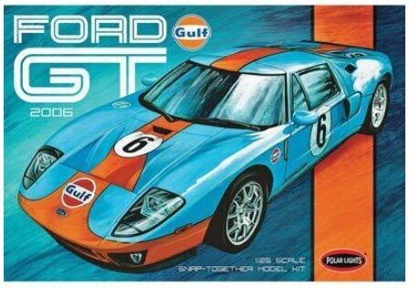 Liimitav mudel Gulf 2006 Ford GT Polar Lights hind ja info | Liimitavad mudelid | kaup24.ee