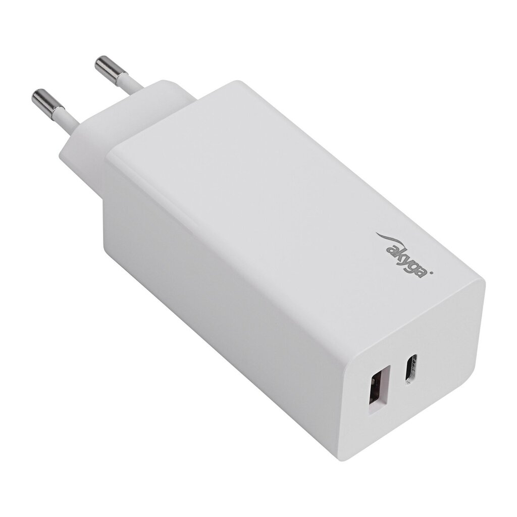 Akyga wall charger AK-CH-20 100W USB-C USB-A PD GaN 5-20V | 1.5-5A white hind ja info | Mobiiltelefonide laadijad | kaup24.ee