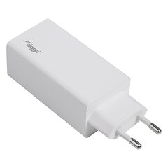 Akyga wall charger AK-CH-20 100W USB-C USB-A PD GaN 5-20V | 1.5-5A white цена и информация | Зарядные устройства для телефонов | kaup24.ee