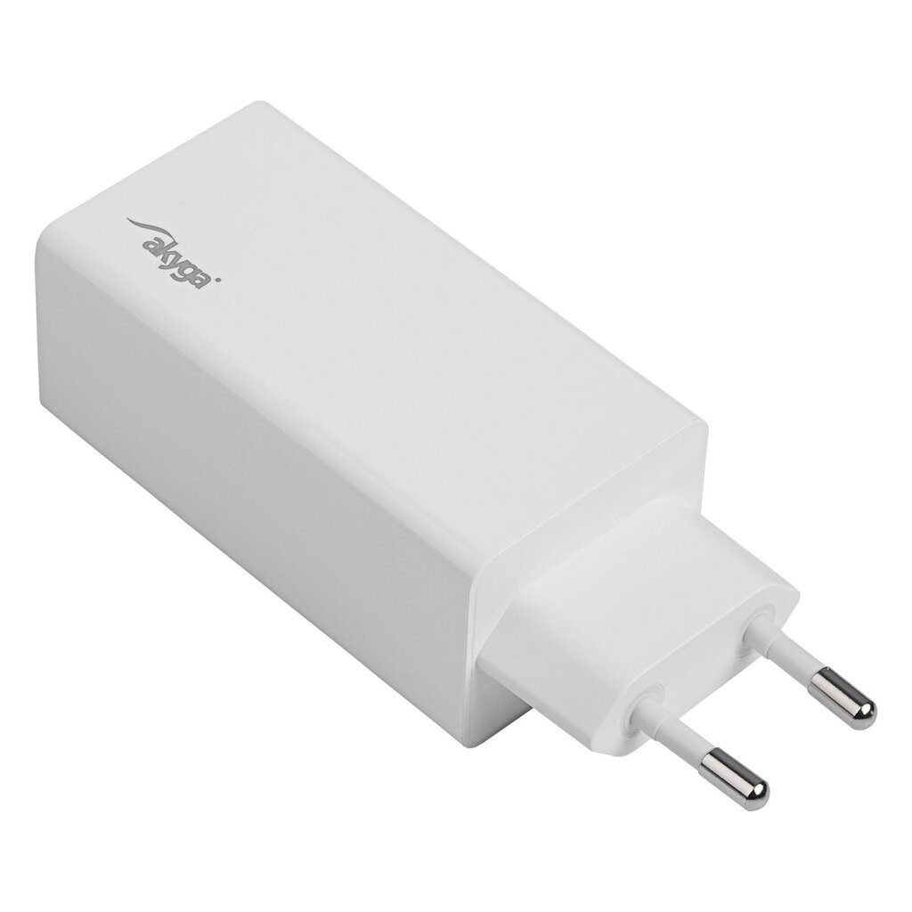 Akyga wall charger AK-CH-20 100W USB-C USB-A PD GaN 5-20V | 1.5-5A white hind ja info | Mobiiltelefonide laadijad | kaup24.ee