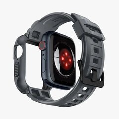 Spigen Rugged Armor Pro Case for Apple Watch 4 | 5 | 6 | 7 | 8 | 9 | SE (44 | 45 mm) - Dark Gray цена и информация | Аксессуары для смарт-часов и браслетов | kaup24.ee