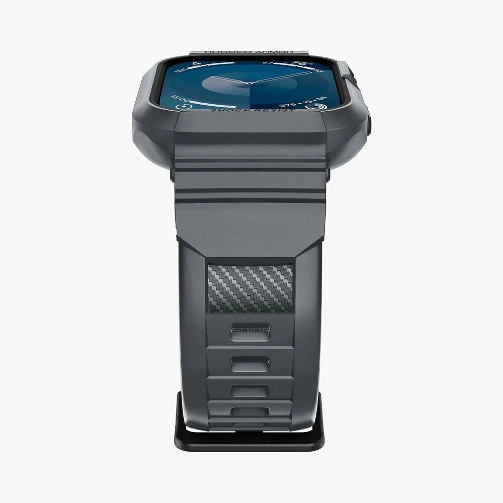 Spigen Rugged Armor Pro case Apple Watch 4 | 5 | 6 | 7 | 8 | 9 | SE Dark Gray hind ja info | Nutikellade ja nutivõrude tarvikud | kaup24.ee