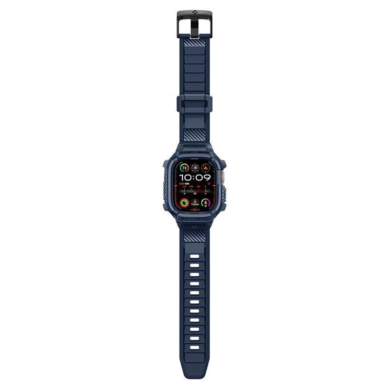 Spigen Rugged Armor Pro case Apple Watch Ultra 1 | 2 (49 mm), navy blue hind ja info | Nutikellade ja nutivõrude tarvikud | kaup24.ee