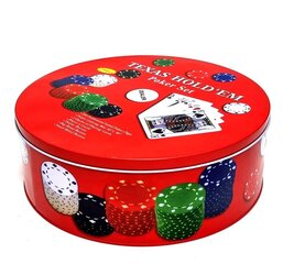 Pokkerikomplekt Texas Hold'em, 240 žetooni цена и информация | Азартные игры | kaup24.ee