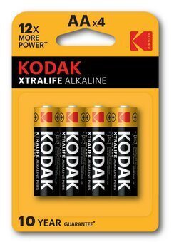Patareid Kodak XTRALIFE AA 1.5V 80 tk hind ja info | Patareid | kaup24.ee