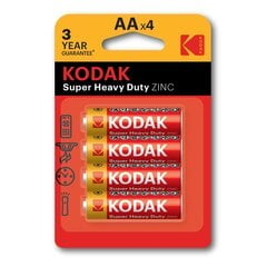 Patareid Kodak R6 /AA 1.5V bl.4 80 tk цена и информация | Батарейки | kaup24.ee