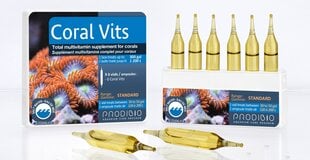 Витамины для рыб и кораллов Prodibio Coral Vits, 6 шт. цена и информация | Аквариумы и оборудование | kaup24.ee