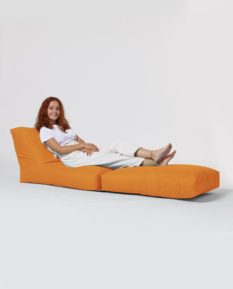 Kott-tool Siesta Sofa Bed Pouf, oranž hind ja info | Kott-toolid, tumbad, järid | kaup24.ee