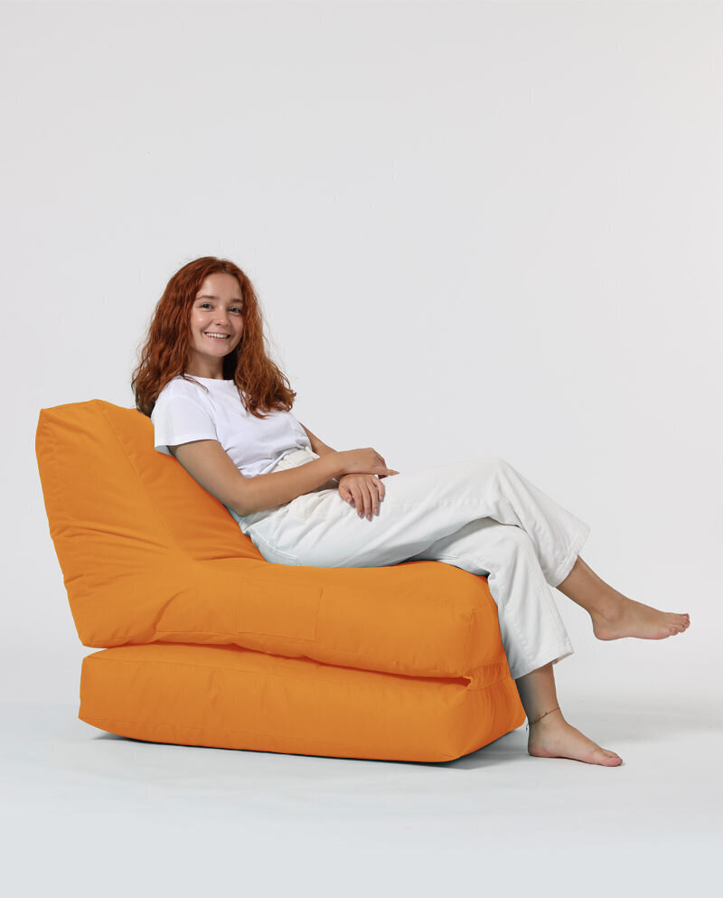 Kott-tool Siesta Sofa Bed Pouf, oranž hind ja info | Kott-toolid, tumbad, järid | kaup24.ee