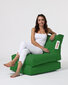 Kott-tool Siesta Sofa Bed Pouf, roheline hind ja info | Kott-toolid, tumbad, järid | kaup24.ee