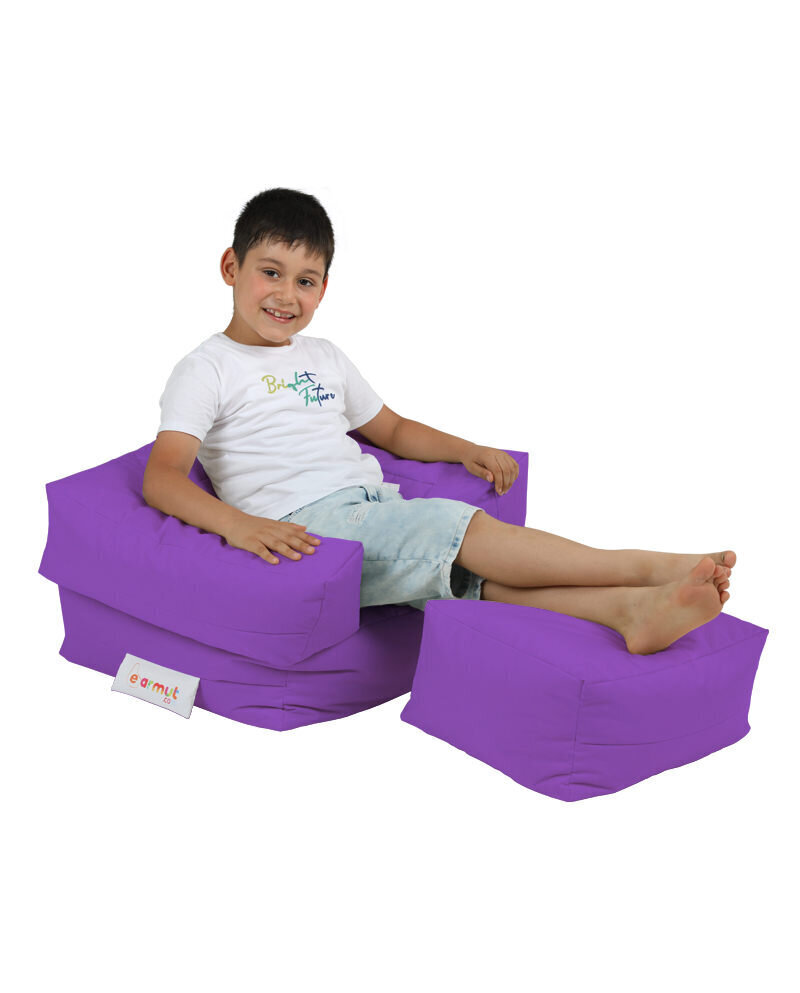 Kott-tool Kids Single Seat Pouffe, lilla hind ja info | Kott-toolid, tumbad, järid | kaup24.ee