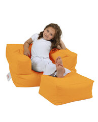 Kott-tool Kids Single Seat Pouffe, oranž цена и информация | Кресла-мешки и пуфы | kaup24.ee