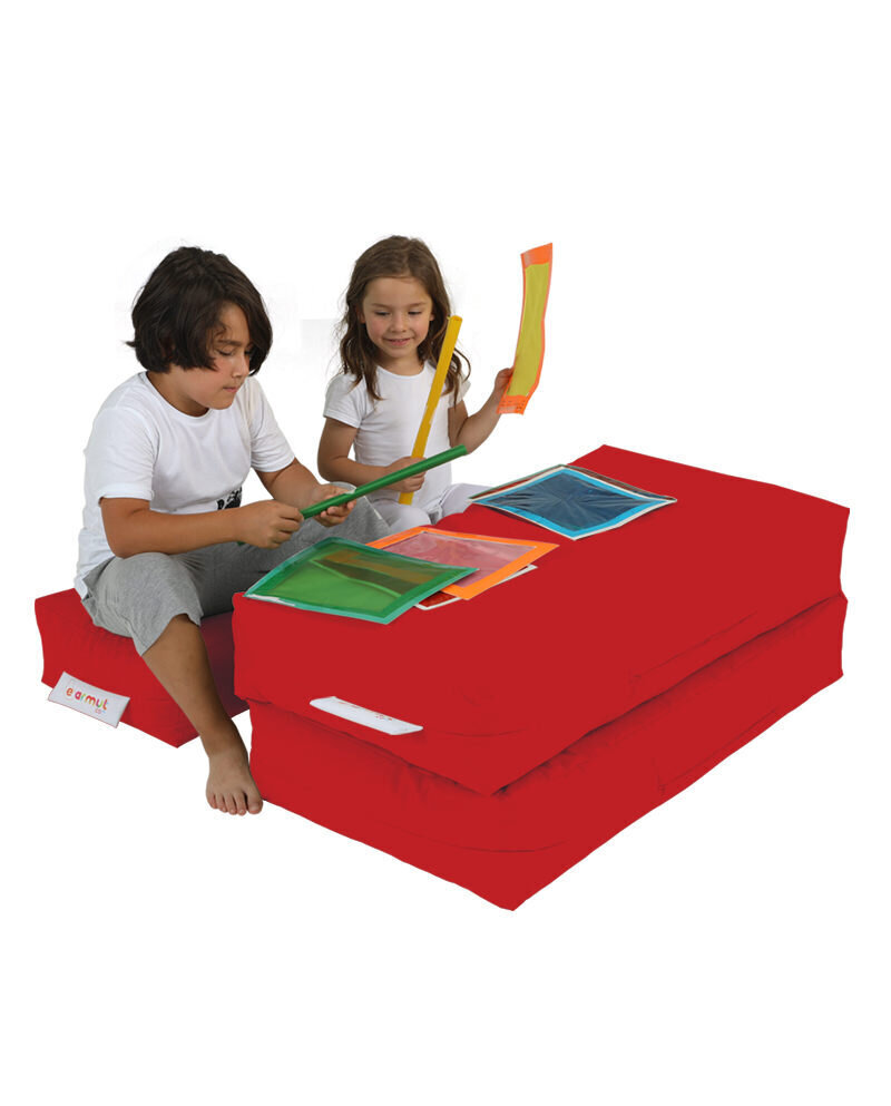 Kott-tool Kids Double Seat Pouf, punane hind ja info | Kott-toolid, tumbad, järid | kaup24.ee