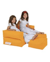 Kott-tool Kids Double Seat Pouf, oranž hind ja info | Kott-toolid, tumbad, järid | kaup24.ee