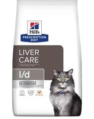 Hill's PD L/D Liver Care kuivtoit kanaga, 1,5 kg цена и информация | Сухой корм для кошек | kaup24.ee